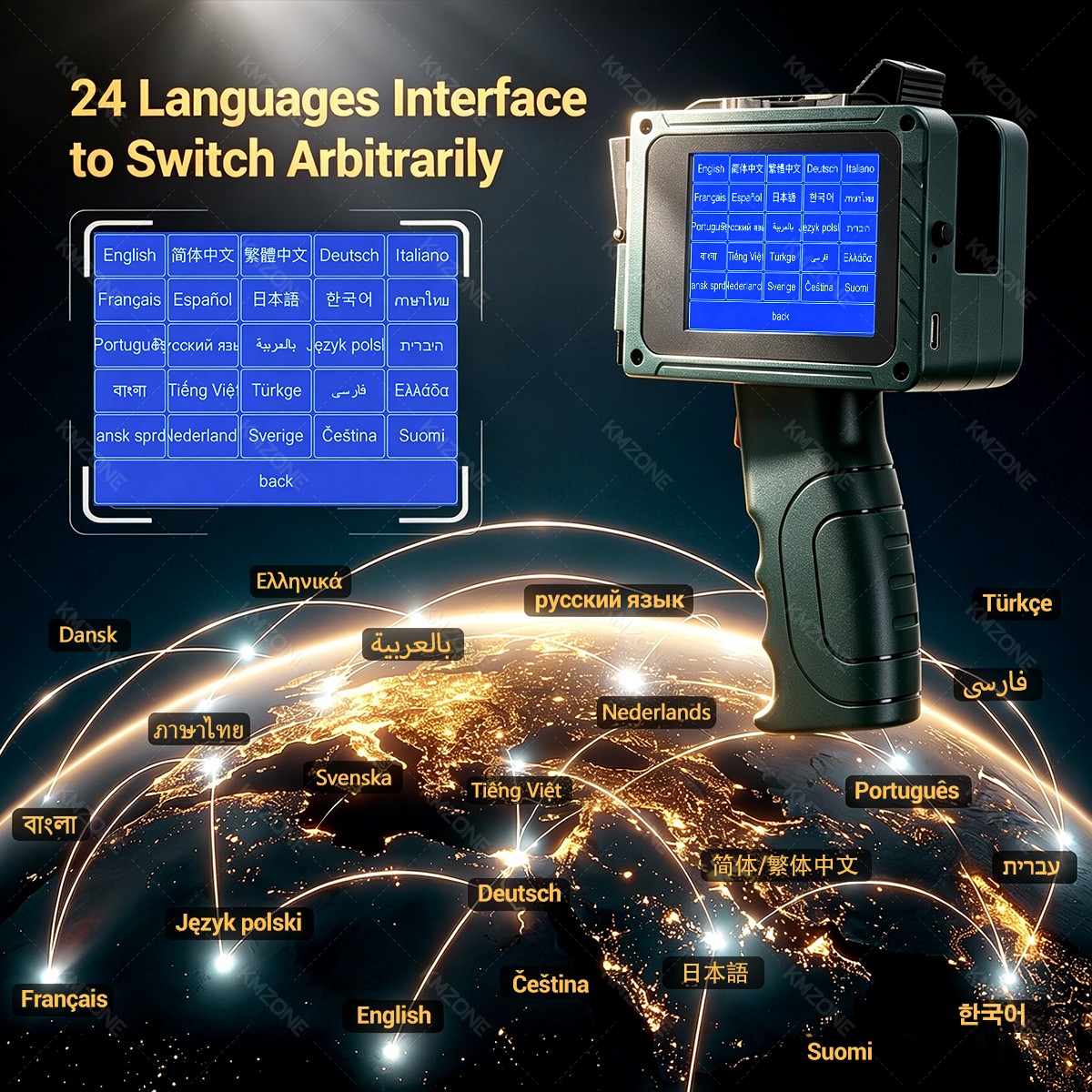 12.7mm Handheld Inkjet Label P - Label Printer ulasan dan harga