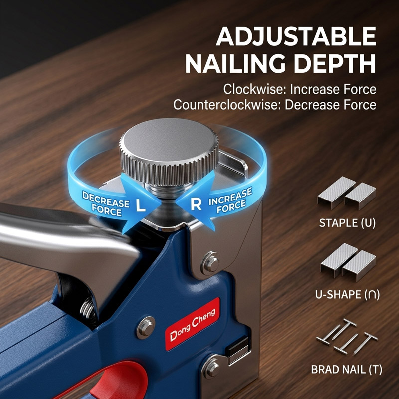 3-in-1 Nail Gun Carbon Steel F - Stapler Heavy Duty ulasan dan harga